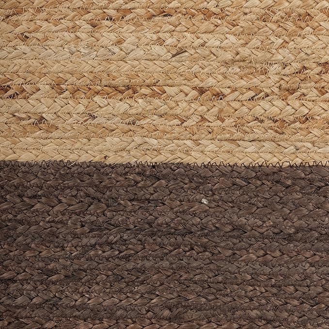 REDEARTH · Cube Pouf Foot Stool Ottoman - Jute Braided Pouffe Poof Accent Sitting Footrest for The Living Room, Bedroom, Nursery, Patio, Lounge & Other Rooms (14.5”x14.5”x16”; Natural Acorn)