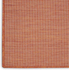 Nourison Positano Indoor/Outdoor Terracotta 2'2" x 10' Area Rug, Easy Cleaning, Non Shedding, Bed Room, Living Room, Dining Room, Backyard, Deck, Patio (2x10)