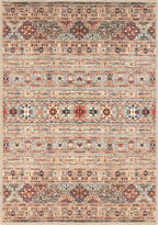 Keen Home Design 8x10 Rug - Machine Washable Area Rug with Non-Slip Backing, Ideal for Living Room, Dining Room, Bedroom - Vintage, Easy Clean, Durable, Low Pile Rug - (8' x 10')