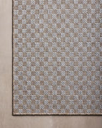 Loloi Amber Lewis Topanga Collection TOP-02 Natural/Silver 2'-3" x 3'-9" Indoor/Outdoor Area Rug