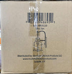 Muskoka Lifestyle Products Rustic Wall Light Lantern with Retro Industrial loft Lantern Look in Rubbed Bronze Powder Coat Finish with Milk Pioneer jug Glass