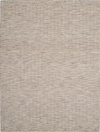 Nourison Home Positano 6' x 9' Beige Fabric Modern Indoor/Outdoor Area Rug