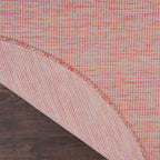 Nourison Home Positano Indoor/Outdoor Rainbow 8' x Round Area Rug, Easy Cleaning, Non Shedding, Bed Room, Living Room, Dining Room, Backyard, Deck, Patio (8 Round)