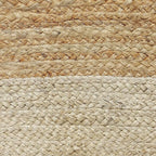 REDEARTH · Cube Pouf Ottoman - Braided Pouffe Accent Sitting Square Footrest for Living Room, Bedroom, Nursery, kidsroom, Patio, Gym; 100% Jute Set of 2 (14.5"x14.5"x16"; Natural Ivory)