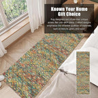 RUGSURE Washable Area Rugs, 2'6'' x 8' - 1/6 Thick - Stain & Water Resistant Non-Slip - Perfect Resistant Rug for Living Room, Bedroom, Nursery, Pet & Child Friendly, Vibrant Colors Rugs, Multicolor