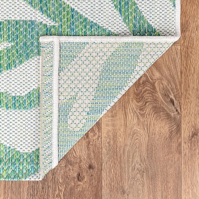 Keen Home Design Terrace Outdoor Area Rug - 8x10 Washable Indoor/Outdoor Rug for Patio, Kitchen, Balcony, Beach, Garden, Deck and Porch, Size: 7'7"x10'