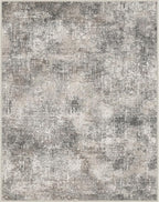 Area Rugs 8x10 for Living Room Bedroom, Modern Abstract Machine Washable Rug, Large Soft Low Pile Floor Carpet with Non Slip Backing for Dining Room, Grey
