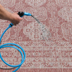 Keen Home Design Terrace Outdoor Runner Rug - 2x12 Washable Indoor/Outdoor Rug for Patio, Kitchen, Balcony, Beach, Garden, Deck and Porch, Size: 2'2"x11'10"