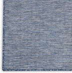 Nourison Positano Indoor/Outdoor Navy Blue 2'2" x 10' Area Rug, Easy Cleaning, Non Shedding, Bed Room, Living Room, Dining Room, Backyard, Deck, Patio (2x10)