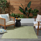 Nourison Home Home Positano 7' x 10' Fabric Green Area Rug