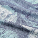 Amazon Basics Lightweight Microfiber Comforter Sets, 7 Pieces, Navy, Geometrics, Full/Queen