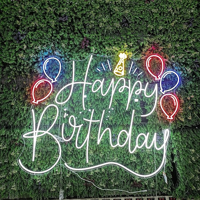 GITM Custom Neon Signs Personalized, Large Led Neon Lights Signs for Name Wedding Studio Logo Wall Decor,Name Neon Sign Customizable