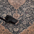 Keen Home Design 2x10 Rug - Machine Washable Runner Rug with Non-Slip Backing, Ideal for Hallway, Entryway, Kitchen, Laundry Room - Vintage, Easy Clean, Durable, Low Pile - (2'6" x 10')