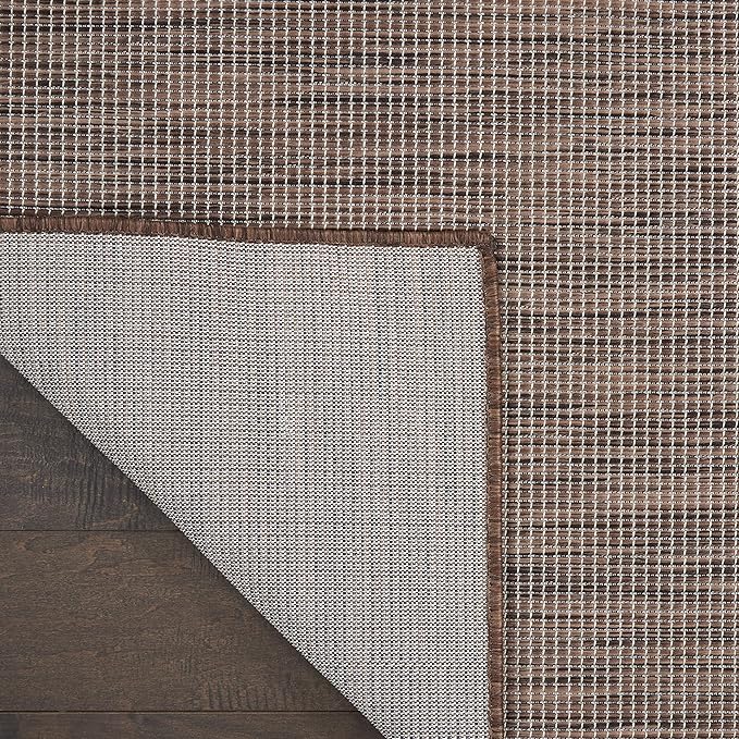 Nourison Home Positano 8' Runner Natural Fabric Modern Area Rug (8' Runner)